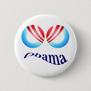OBAMA-BLICKS-KNOPF BUTTON