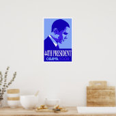 Obama Blue 44. Präsident Poster 3 (Küche)
