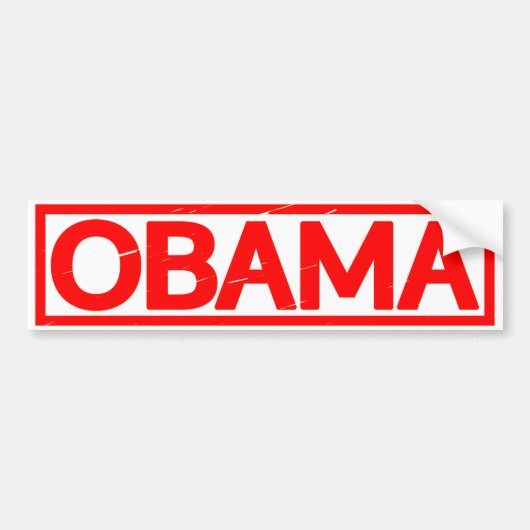 Obama-Briefmarke Autoaufkleber (Vorne)