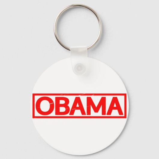 Obama-Briefmarke Schlüsselanhänger (Vorderseite)
