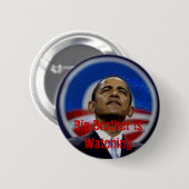 Obama-Bruder-Knopf Button (Vorne & Hinten)