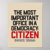 Obama | Bürgerangebot | Poster (Vorne)