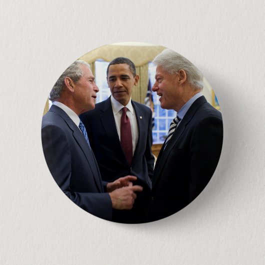 Obama Bush und Clinton Button (Vorderseite)