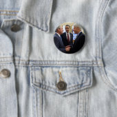 Obama Bush und Clinton Button (Beispiel)