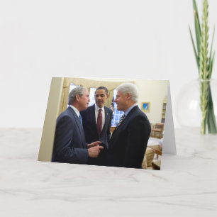 Obama Bush und Clinton Karte