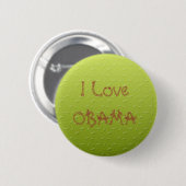 OBAMA BUTTON (Vorne & Hinten)