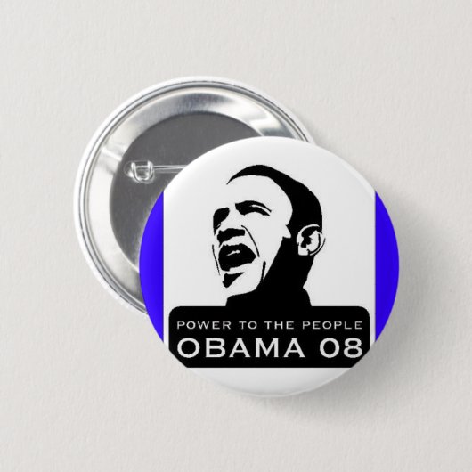 Obama Button (Vorne & Hinten)