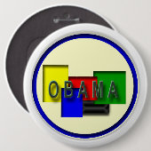 Obama Button (Vorne & Hinten)