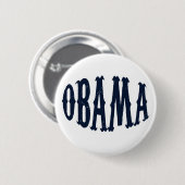 OBAMA BUTTON (Vorne & Hinten)