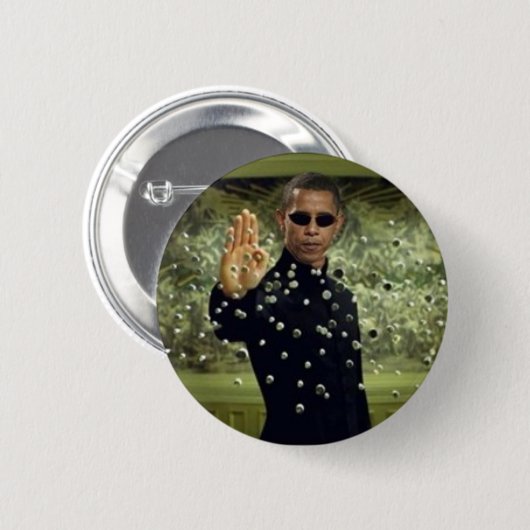 Obama Button (Vorne & Hinten)