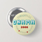 OBAMA BUTTON (Vorne & Hinten)