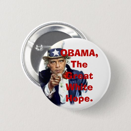 Obama Button (Vorne & Hinten)