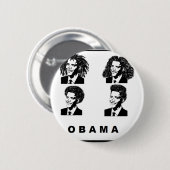 Obama Button (Vorne & Hinten)