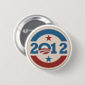 Obama-Button Button (Vorne & Hinten)