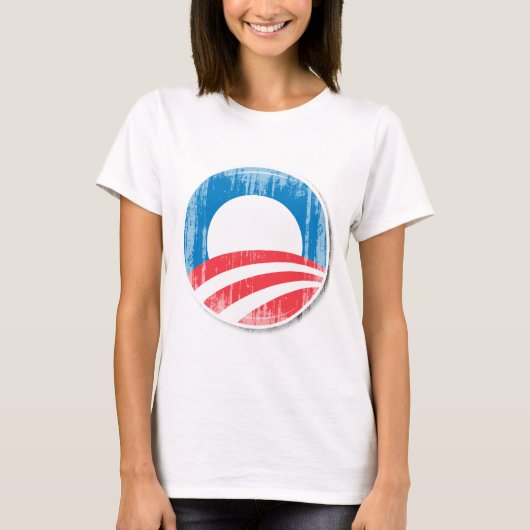 OBAMA-BUTTON Vintage.png T-Shirt (Vorderseite)