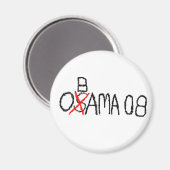 Obama Campai Magnet (Vorderseite/Rückseite)
