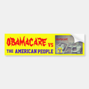 OBAMA CARE / AMERIKANISCHE VOLKSWIRTSCHAFTEN AUTOAUFKLEBER