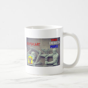 OBAMA CARE / AMERIKANISCHE VOLKSWIRTSCHAFTEN KAFFEETASSE