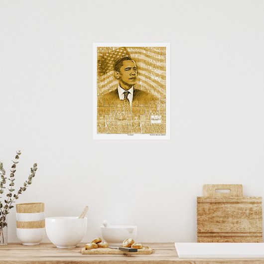 Obama "Change" Poster (Küche)