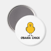 Obama Chick Magnet (Vorderseite/Rückseite)