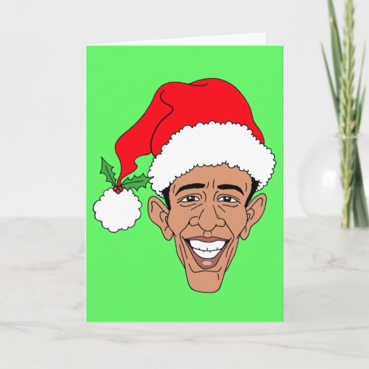 Obama Claus Feiertagskarte (Vorderseite)