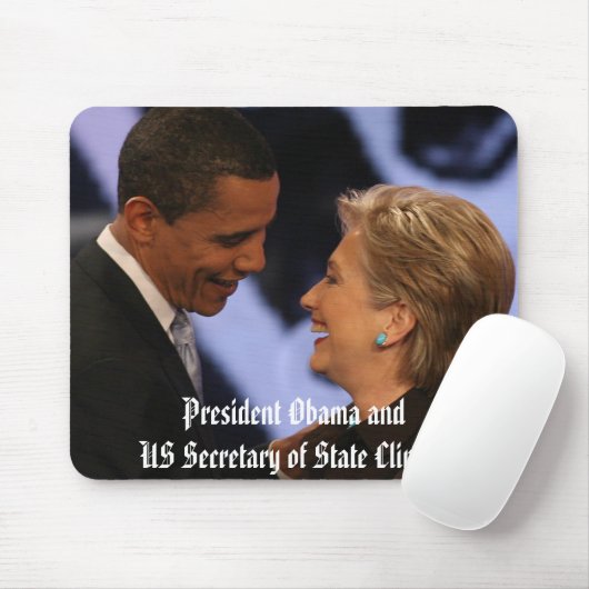 Obama- - Clinton-Einweihungs-Andenken Mousepad (Mit Mouse)