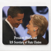 Obama- - Clinton-Einweihungs-Andenken Mousepad (Vorne)