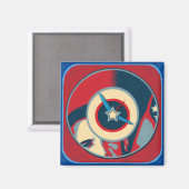 Obama Clock Magnet (Vorderseite/Rückseite)