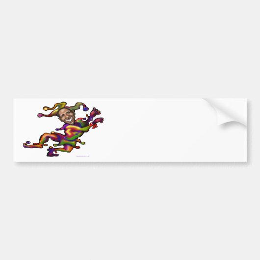 Obama Clown Autoaufkleber (Vorne)