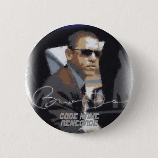 Obama-Code-Namen-Abtrünniger Button (Vorderseite)