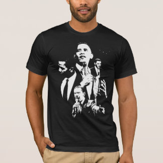 Obama-Collage durch akamundo T-Shirt