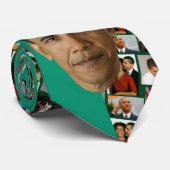 OBAMA COLLAGE KRAWATTE (Gerollt)