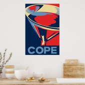 Obama Cope großes Poster (Küche)