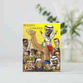 Obama Crude Policy Postkarte (Stehend Vorderseite)