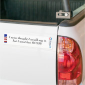 Obama, dachte ich nie, dass ich würde sagen es…. autoaufkleber (Auf Lkw)