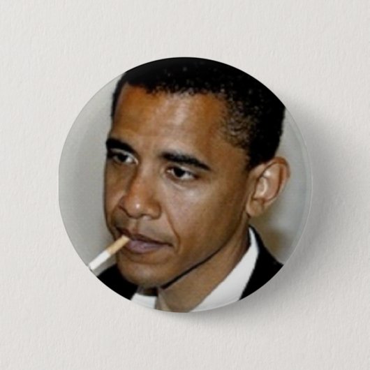 OBAMA, DANKE FÜR DAS RAUCHEN BUTTON (Vorderseite)