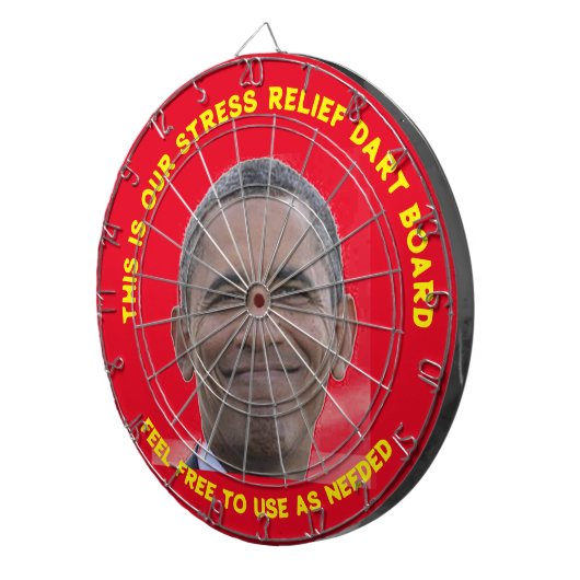 Obama Dartboard Dartscheibe (Vorderseite rechts)