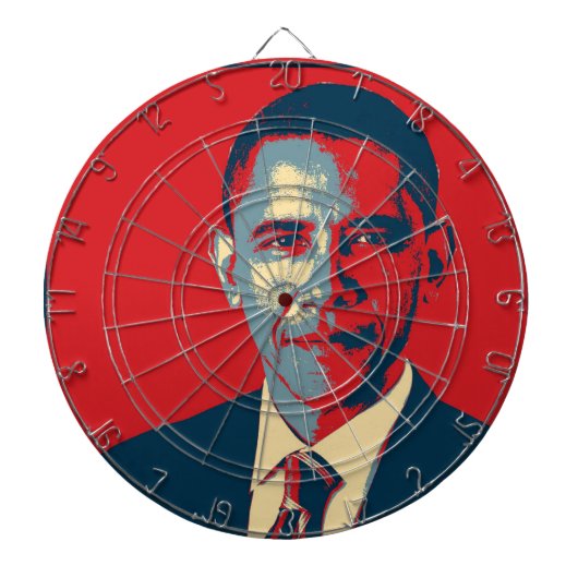 Obama-Dartscheibe Dartscheibe (vorne)