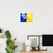 Obama - Das neue Hope Blue & Gold Poster (Heimbüro)