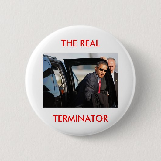 Obama - das wirkliche Abschlussprogramm Button (Vorderseite)
