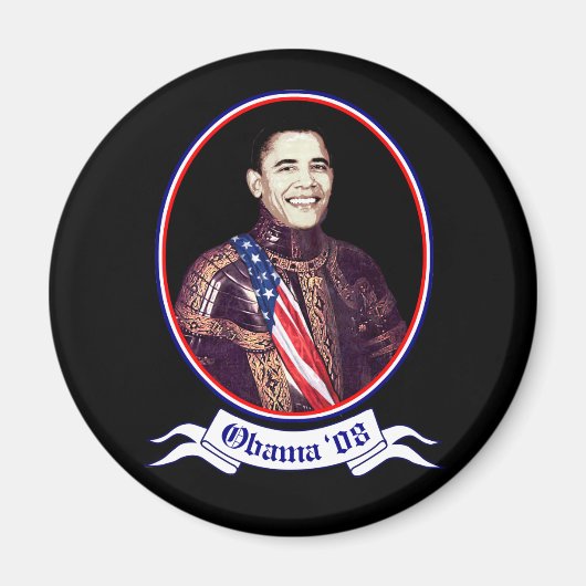 Obama Demokratischer Knight Magnet (Vorne)