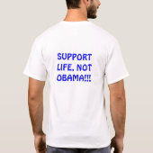 OBAMA DER BABY-MÖRDER!!! T-Shirt (Rückseite)