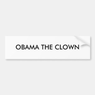 OBAMA DER CLOWN "AUFKLEBER " AUTOAUFKLEBER