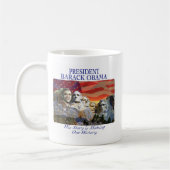 Obama, der der Geschichtsmount rushmore Tasse (Links)