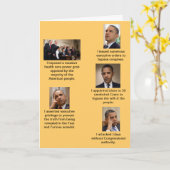 Obama der Diktator Karte (Gelbe Blume)