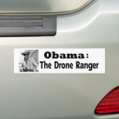 Obama: Der Drohne-Förster Autoaufkleber (Auf Auto)