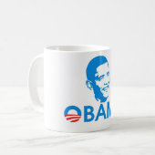 Obama der Held Kaffeetasse (Vorderseite Links)