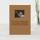 Obama, der Imperialist Karte (Vorderseite)