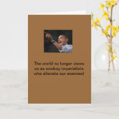 Obama, der Imperialist Karte (Gelbe Blume)