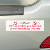 Obama der Kommunist Autoaufkleber (Auf Auto)